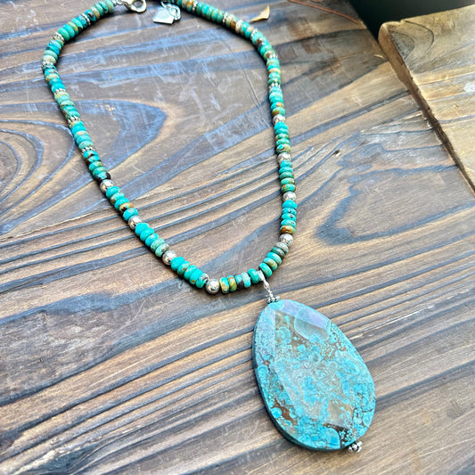 Turquoise Necklace (18”-20”)