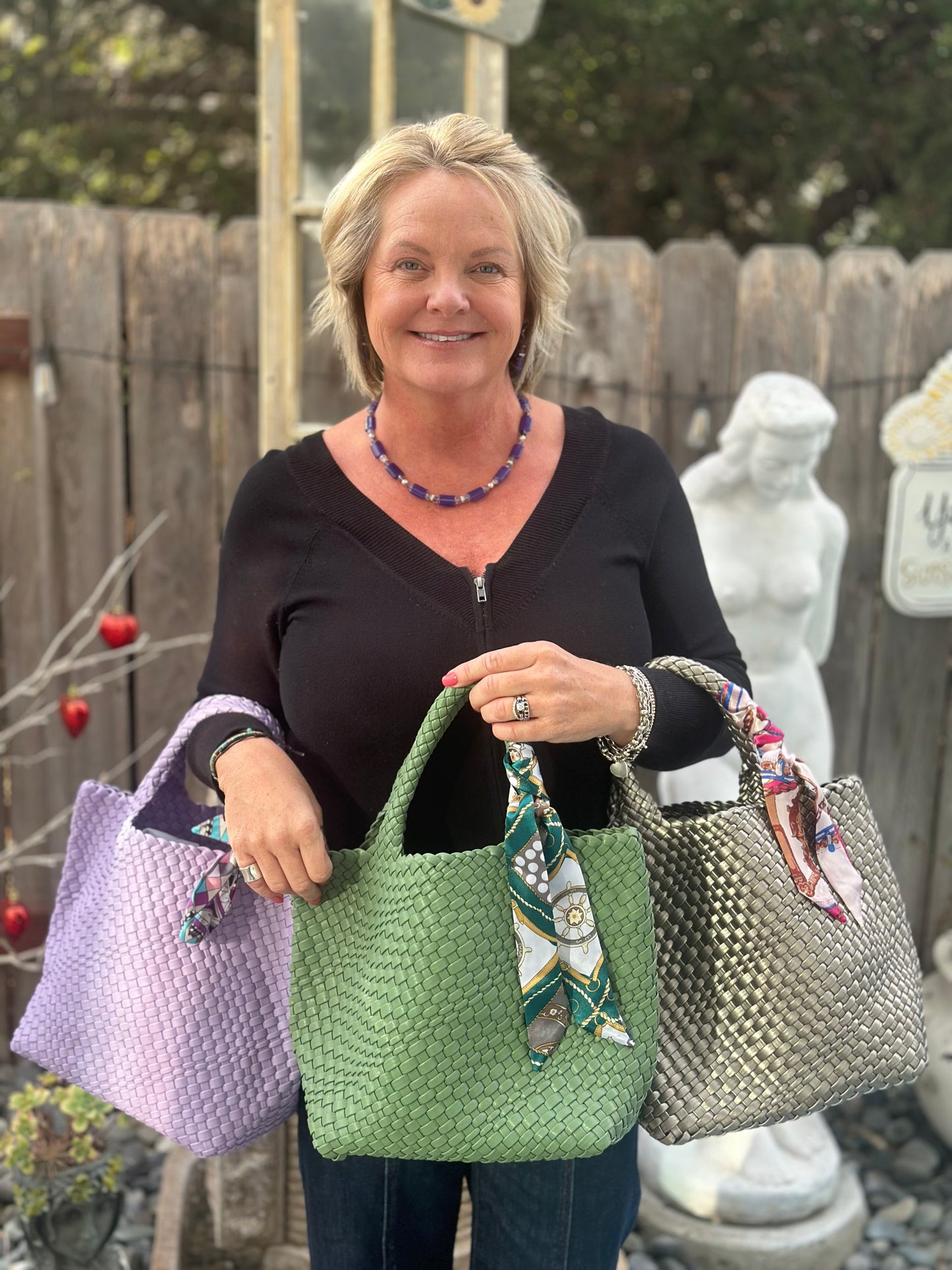 Purple Agate Earrings