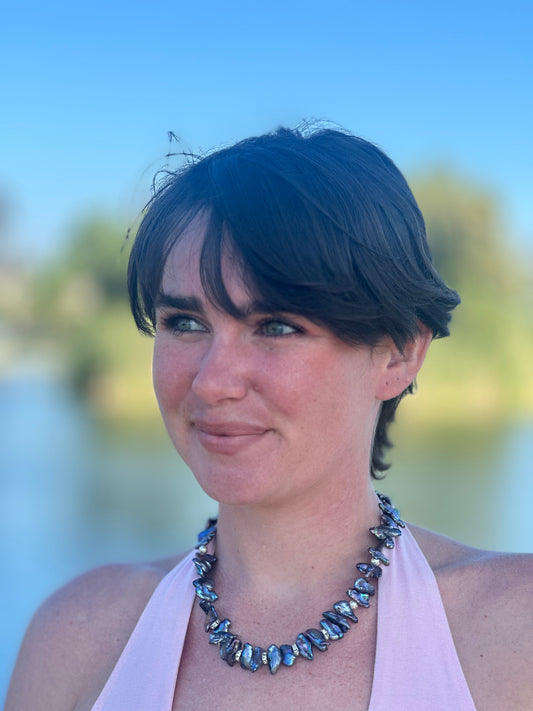 Summer Pearl Necklace (18”-20”)