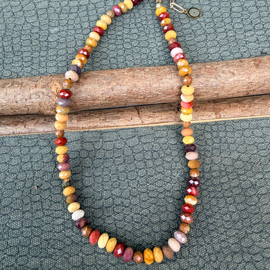 Sale - 18”-20” Mookaite Necklace