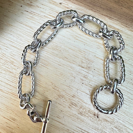 Sterling Silver Link Bracelet