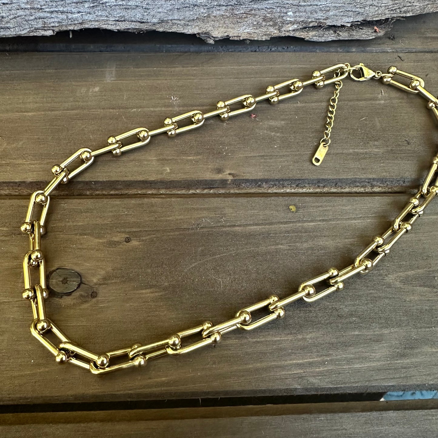 Gold Tiffany Necklace (18”)
