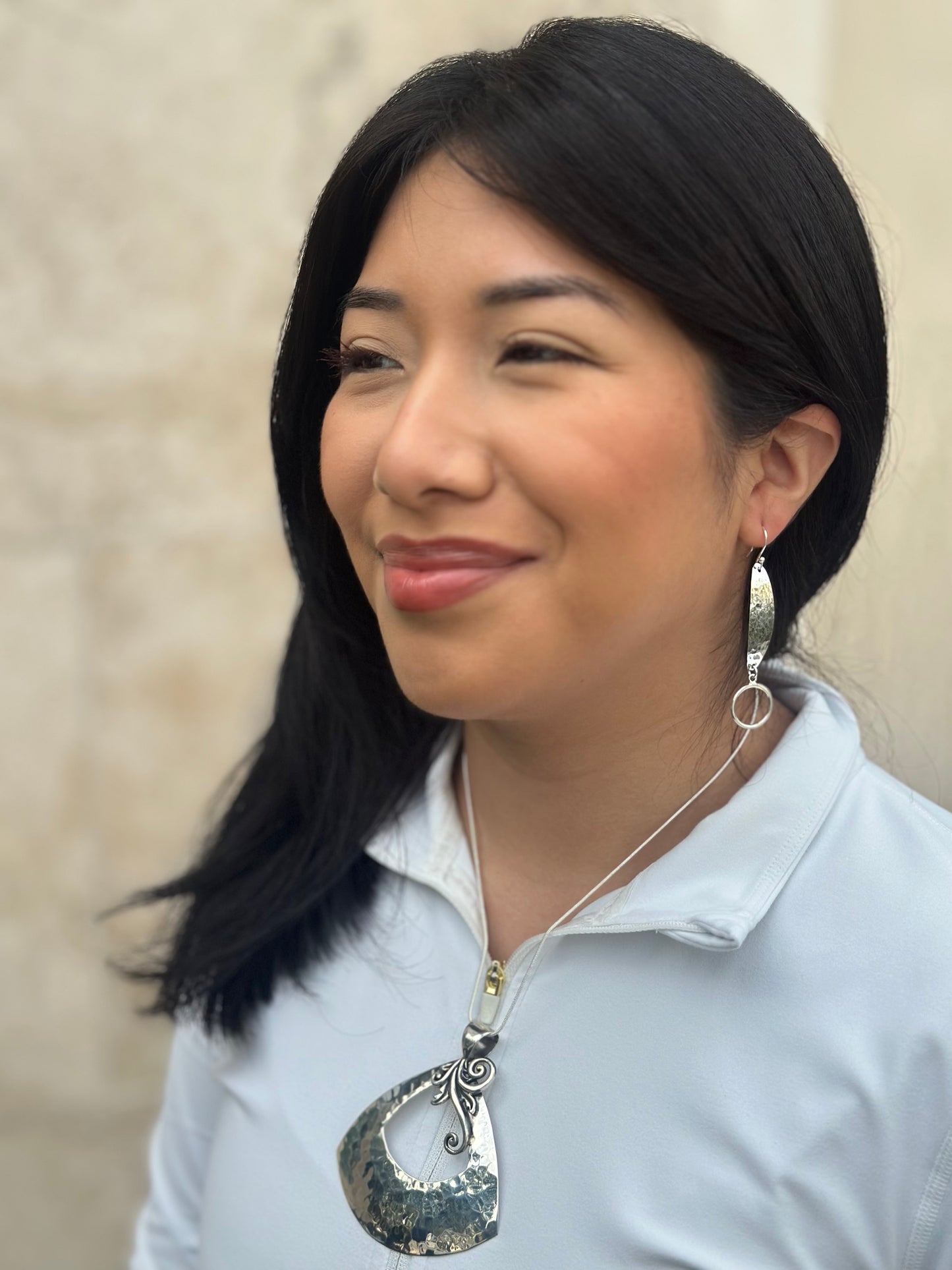 Taxco Statement Pendant 3.2” Necklace (18”)