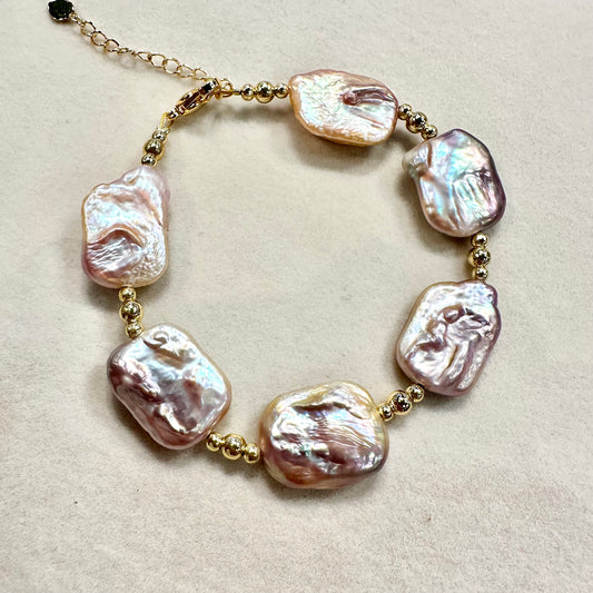 Pearl Gold Bracelet