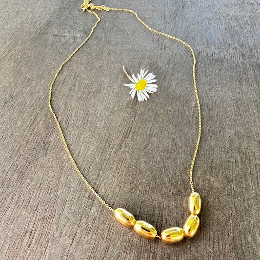 Vermeil Gold Necklace (16”-17”)