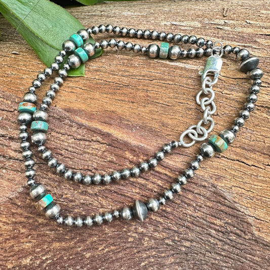 N0707  Navajo Pearls Necklace (18”-20”)