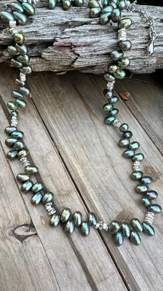 Cultured Pearl Necklace (18”-20”)