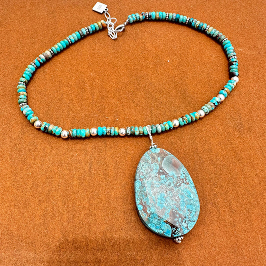 Turquoise Necklace (18”-20”)
