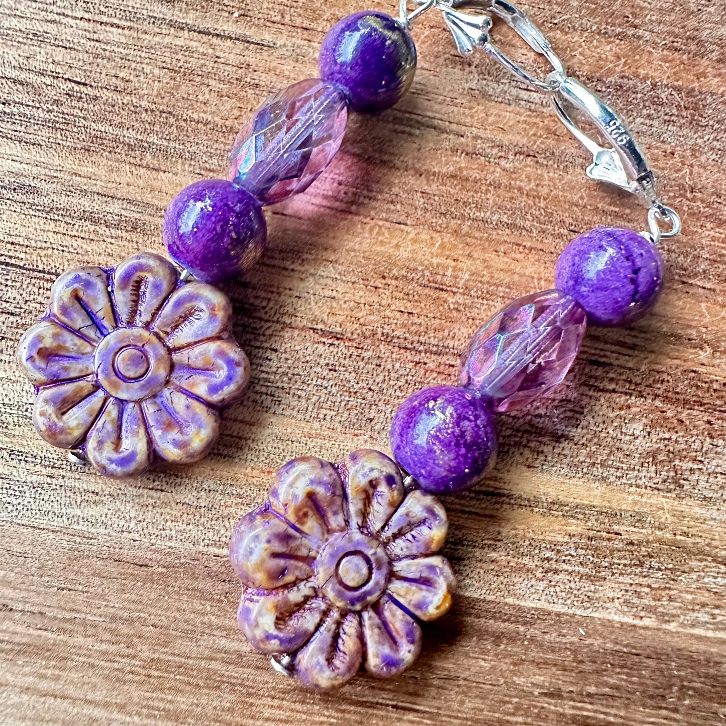 Spring Flower Earrings (2.3”)