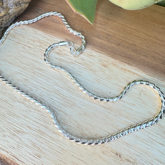 Statement 18” Sterling Silver Chain