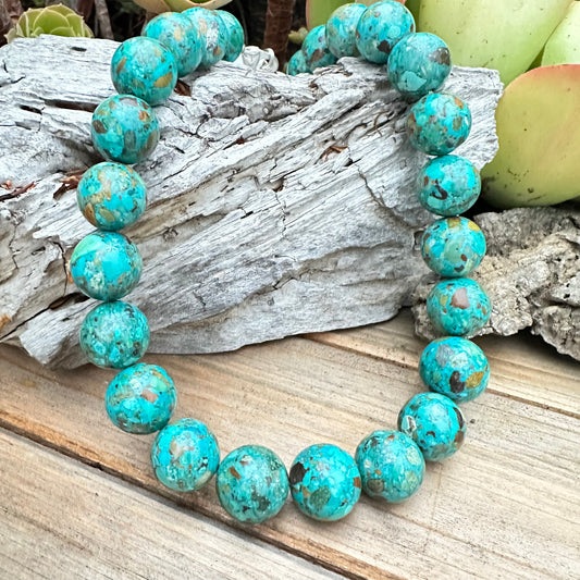 Algerian Turquoise Statement Necklace (18”-20”)
