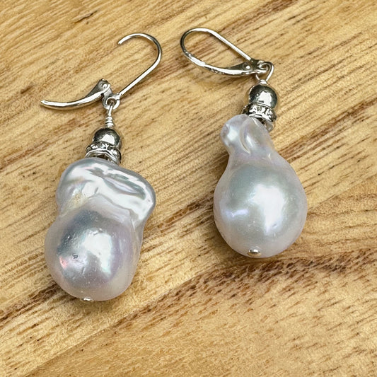 Natural Baroque Pearls Earrings
