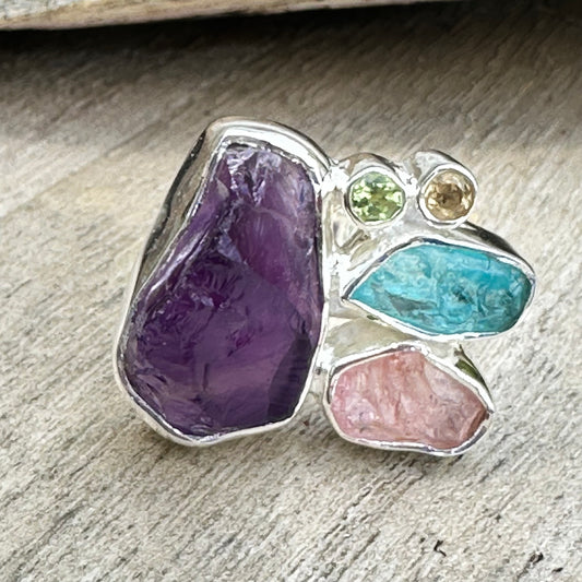 Spring Sterling Silver Ring