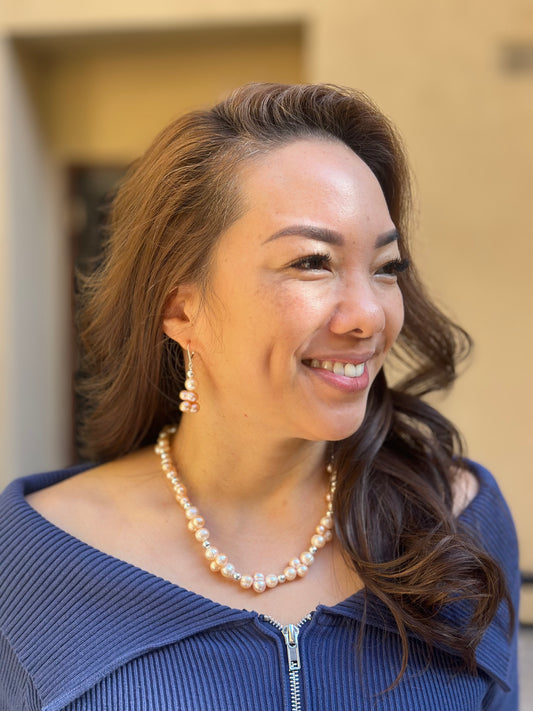 Pearl Sterling Earrings