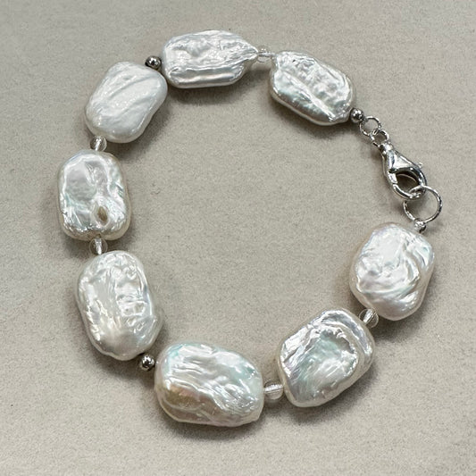 Pearl Sterling Bracelet