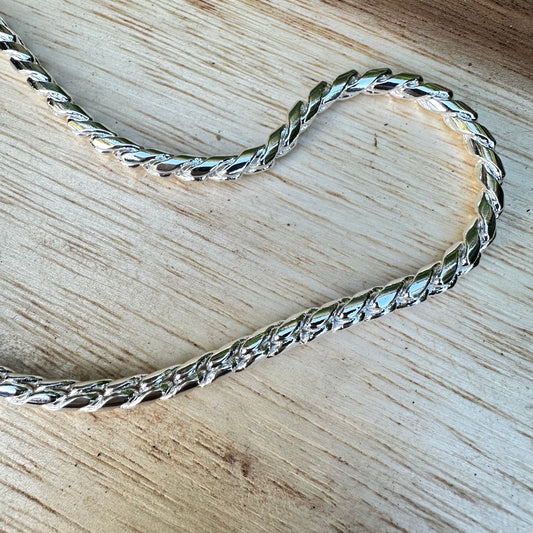 Statement 18” Sterling Silver Chain