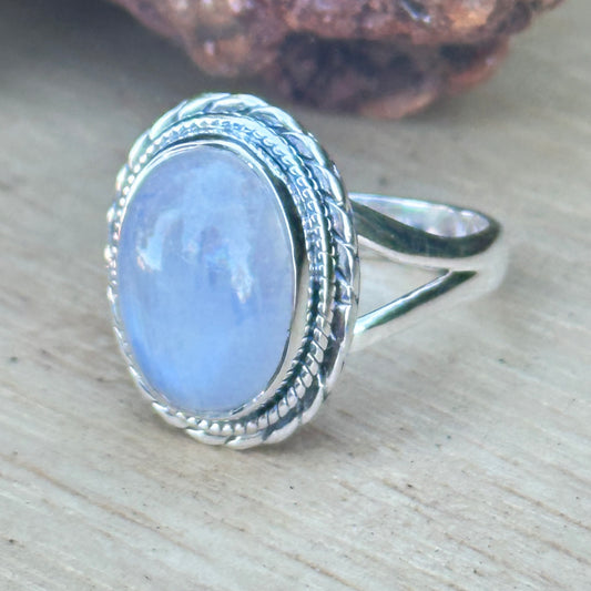 Moonstone Sterling Silver Ring