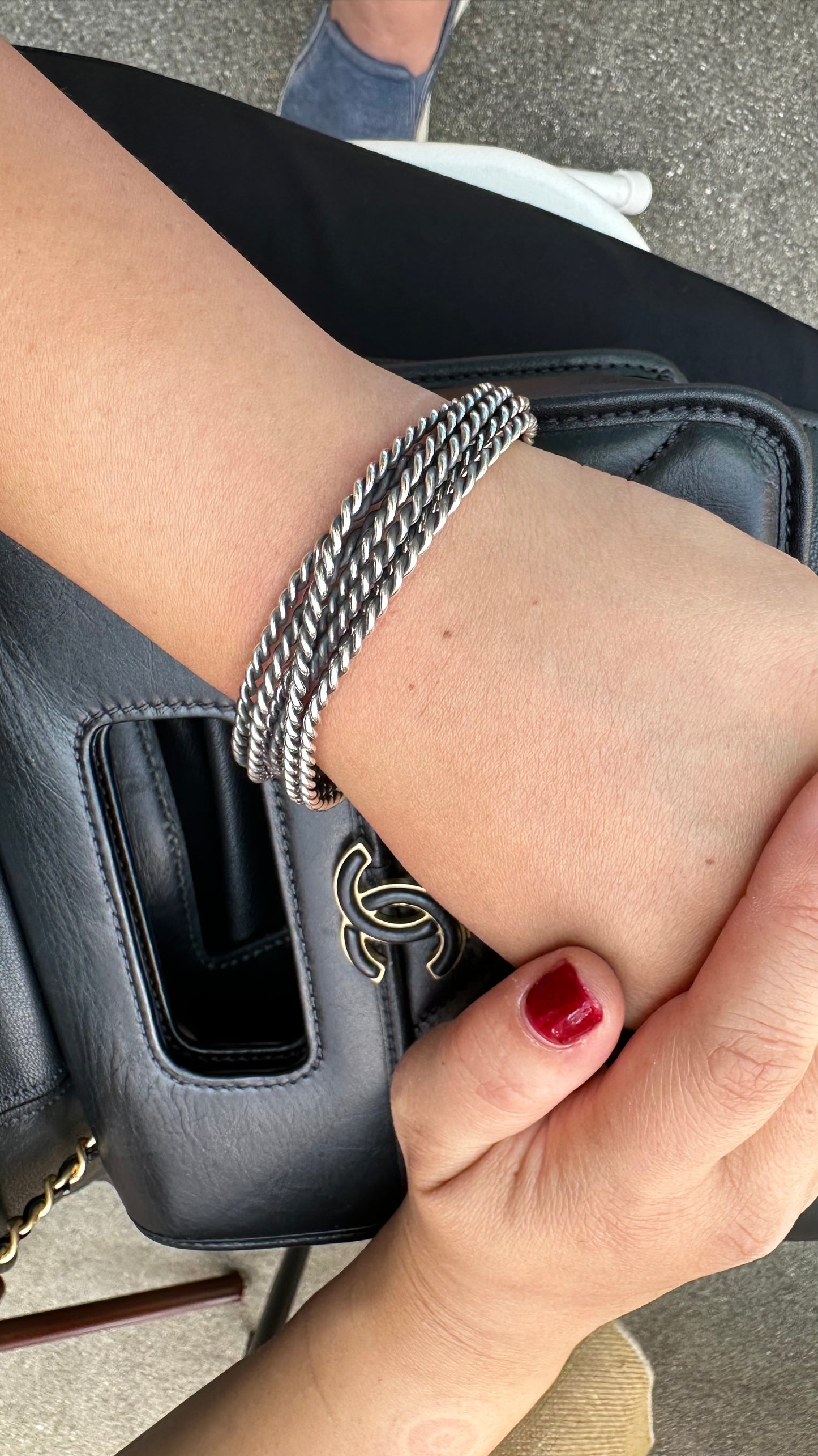 B0346 Oxidized Sterling Cuff