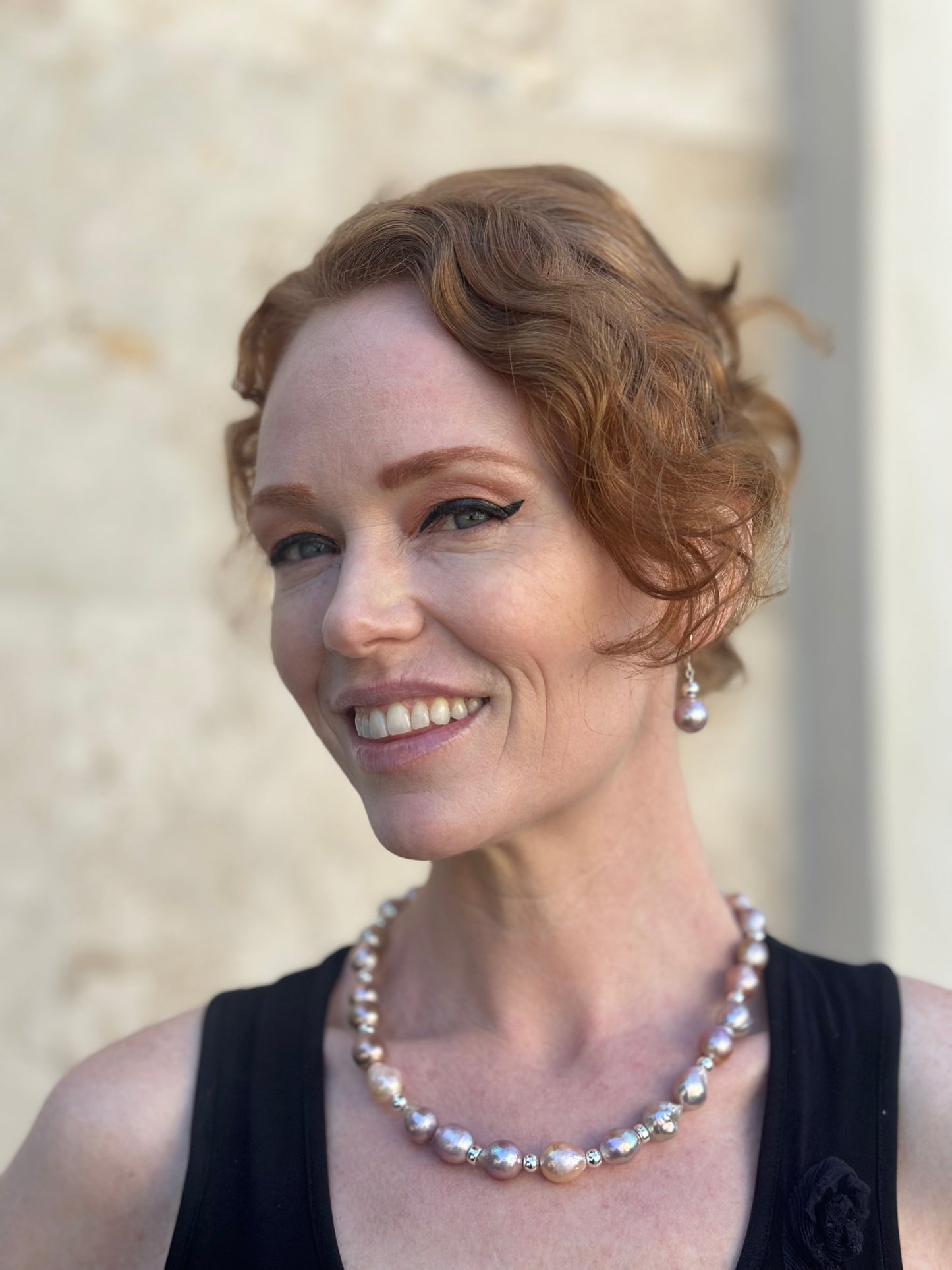 N0905 Pearl Statement Necklace 18”-20”