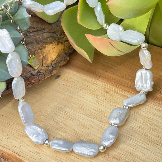 Baroque Pearl  Necklace (18”-20”)