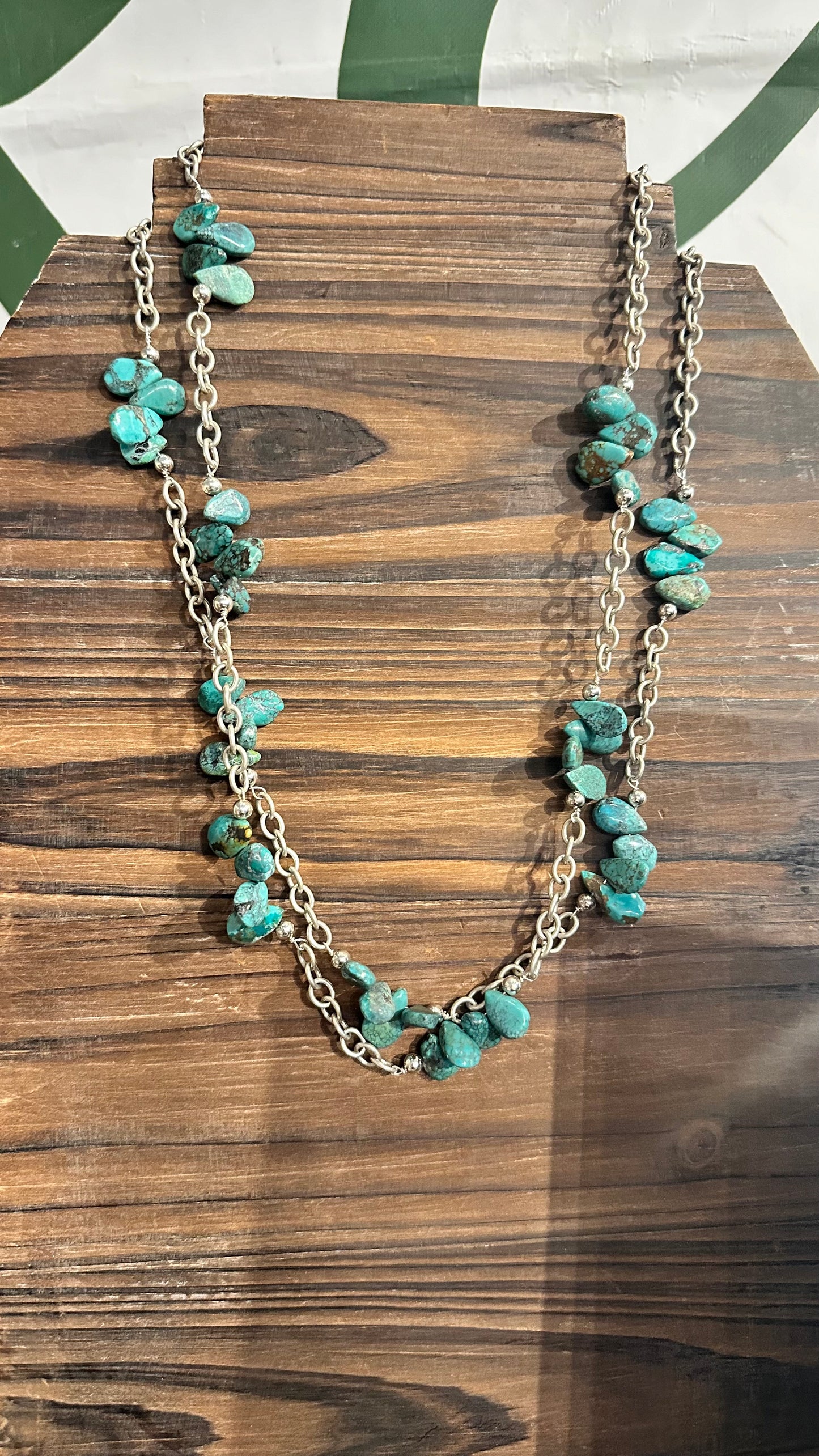 N0645 Turquoise Necklace (24”)