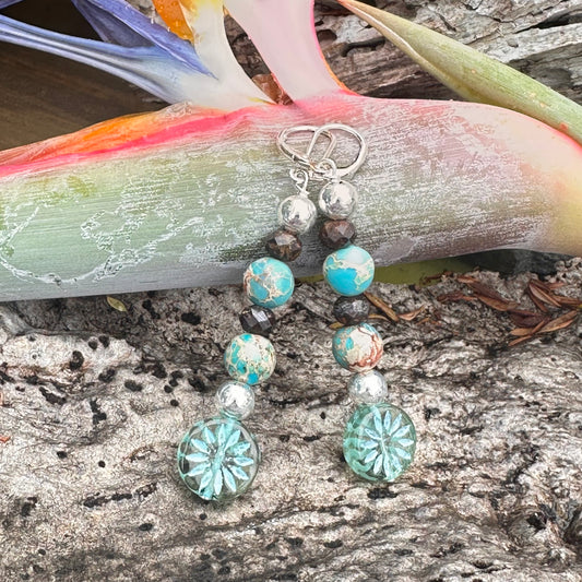 Turquoise Sterling Earrings