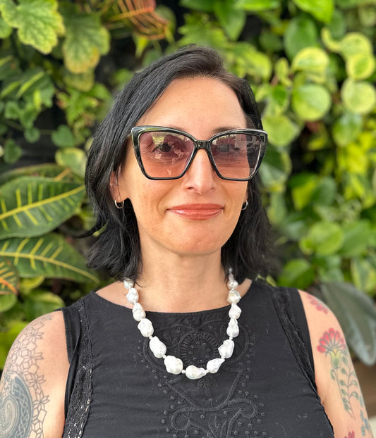 Baroque Pearls Statement Necklace (18”-20”)