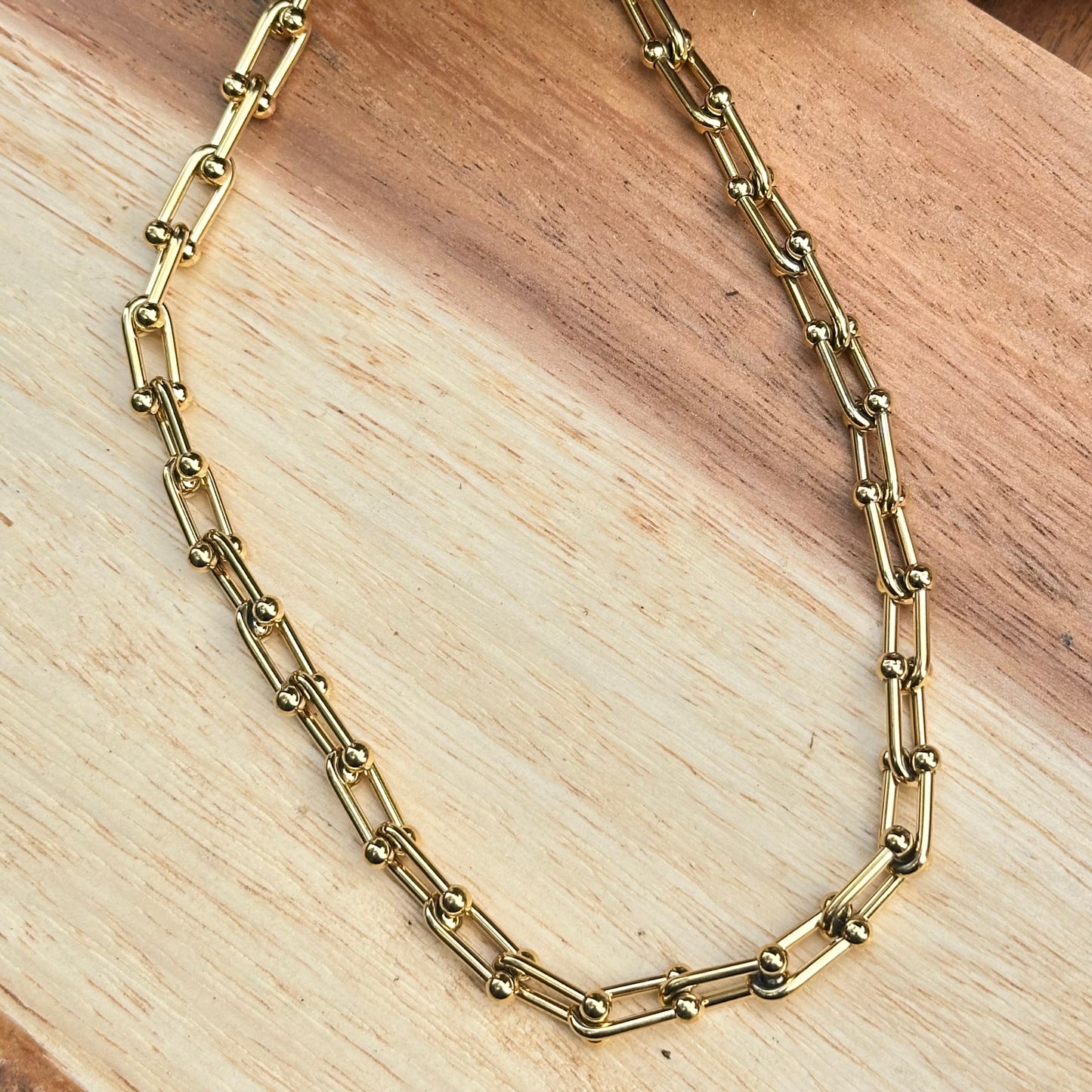 Gold Tiffany Necklace (18”)