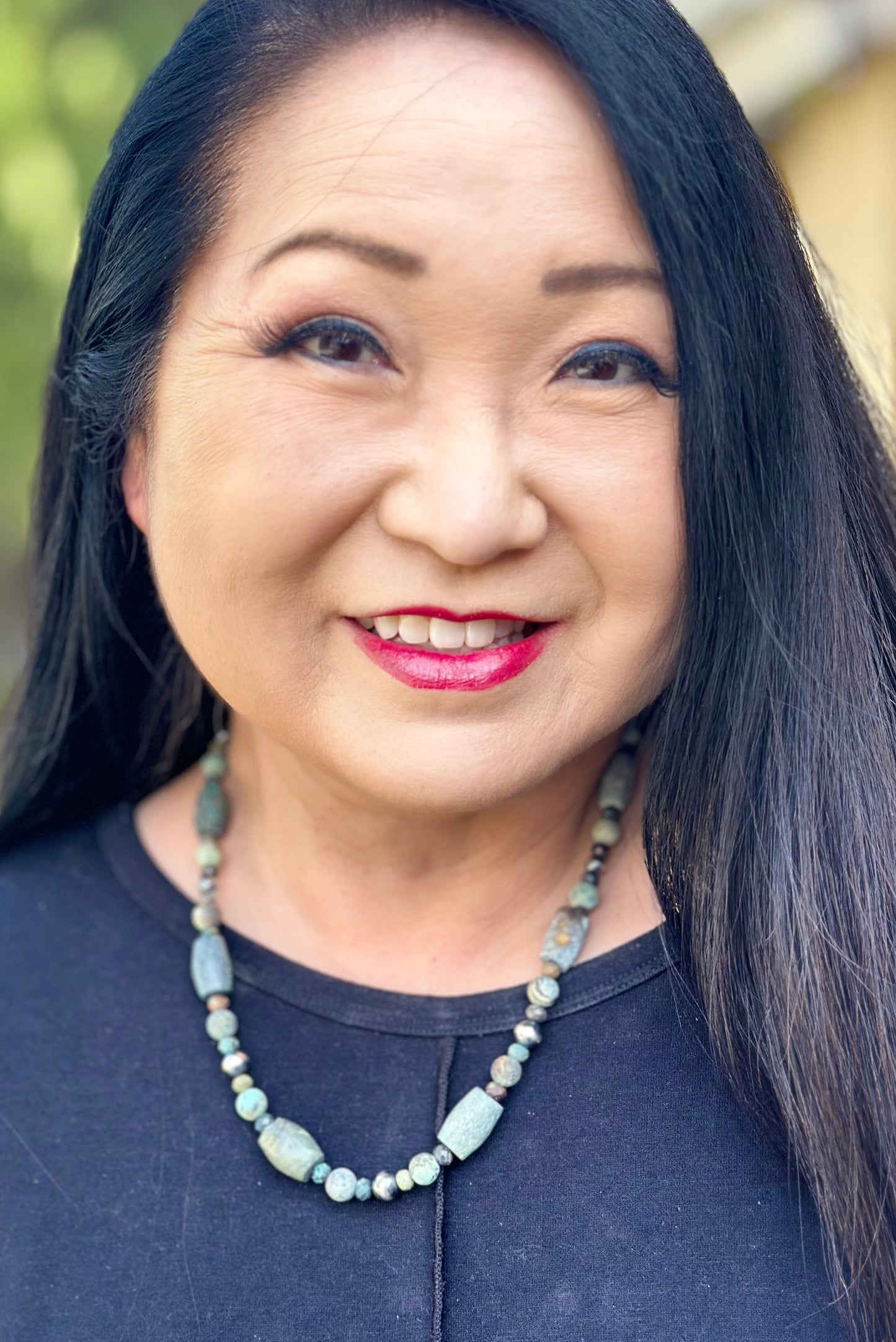 Navajo Pearl  Hematite Jasper Necklace