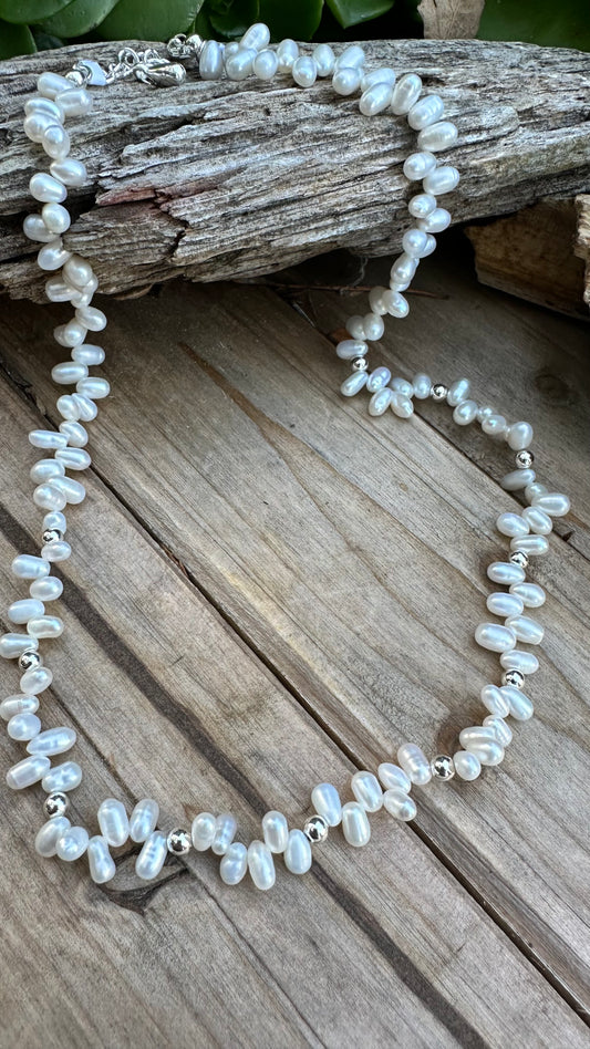 N0726   Cultured Pearl Necklace (18”-20”)