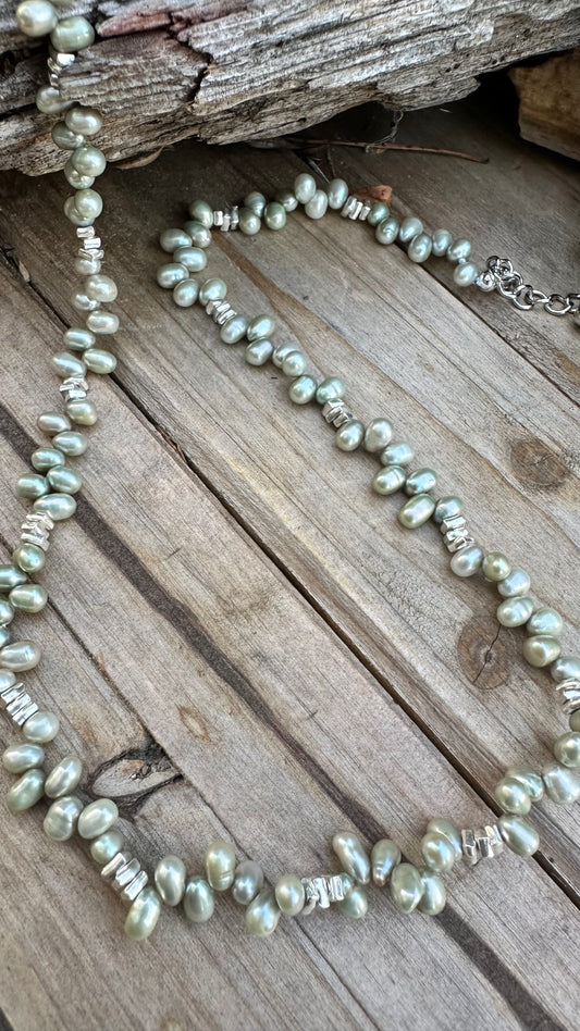 N0728. Cultured Pearl Necklace (18”-20”)