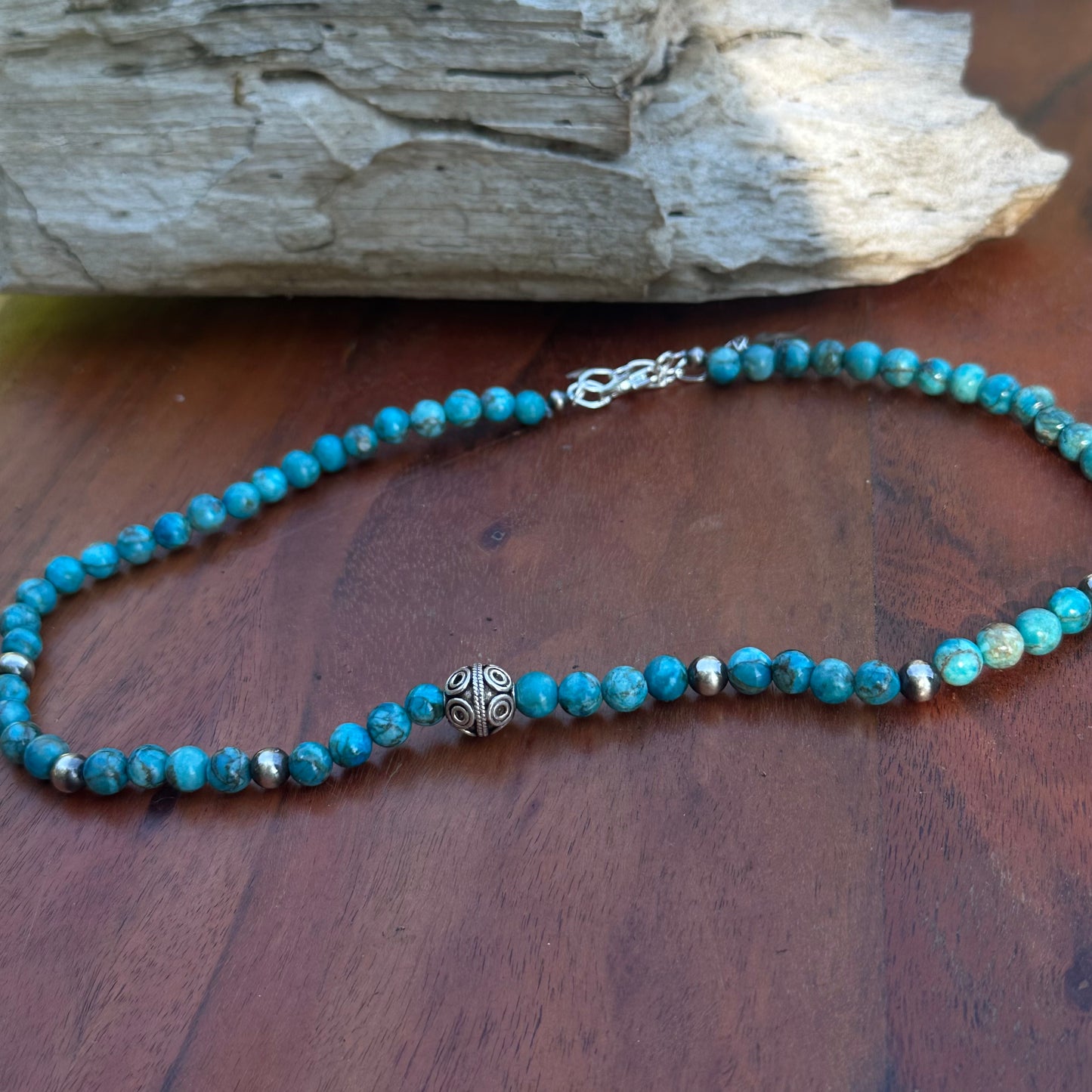 Navajo Pearl Turquoise Jasper Necklace