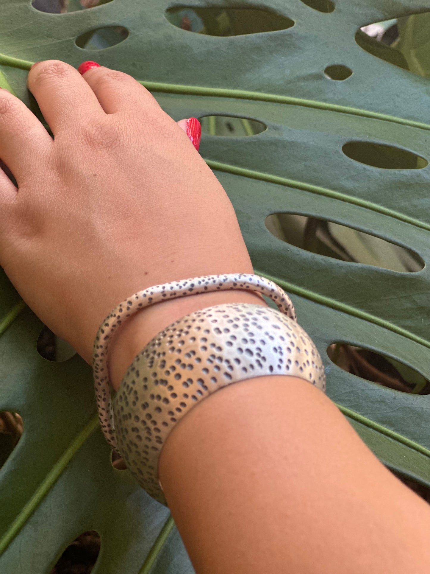 B0289.   Dalmatian Statement Cuff