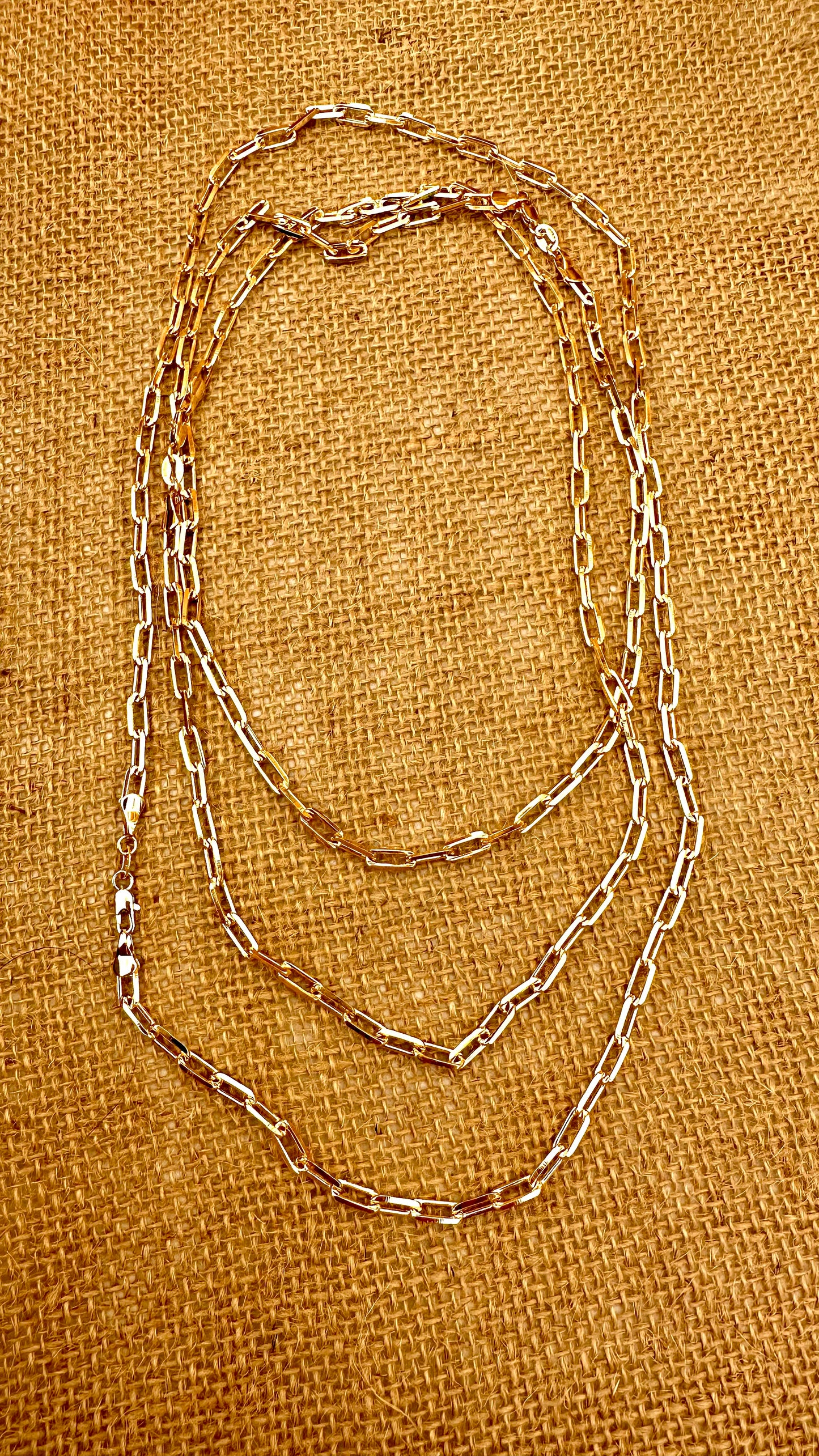N0933 22” 18K Gold Filled Necklace