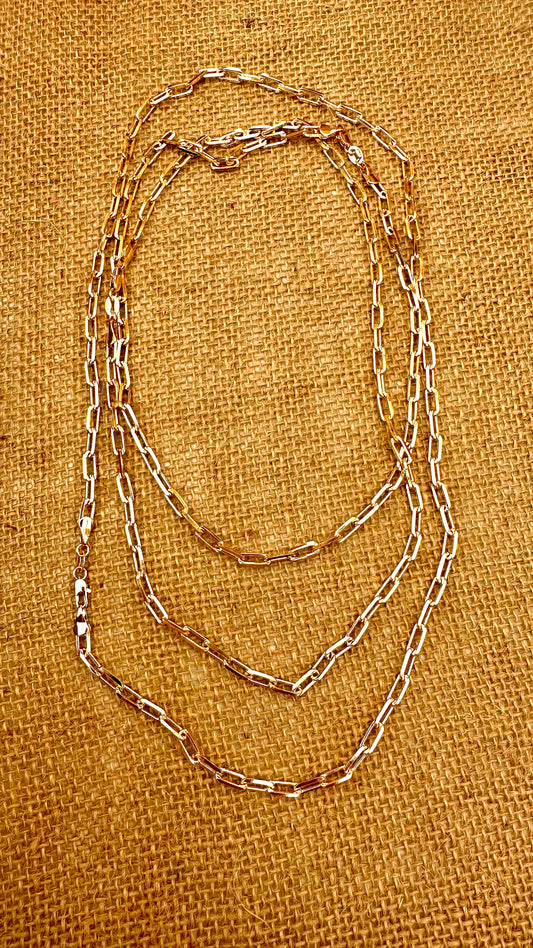 N0933  22” 18K Gold Filled Necklace