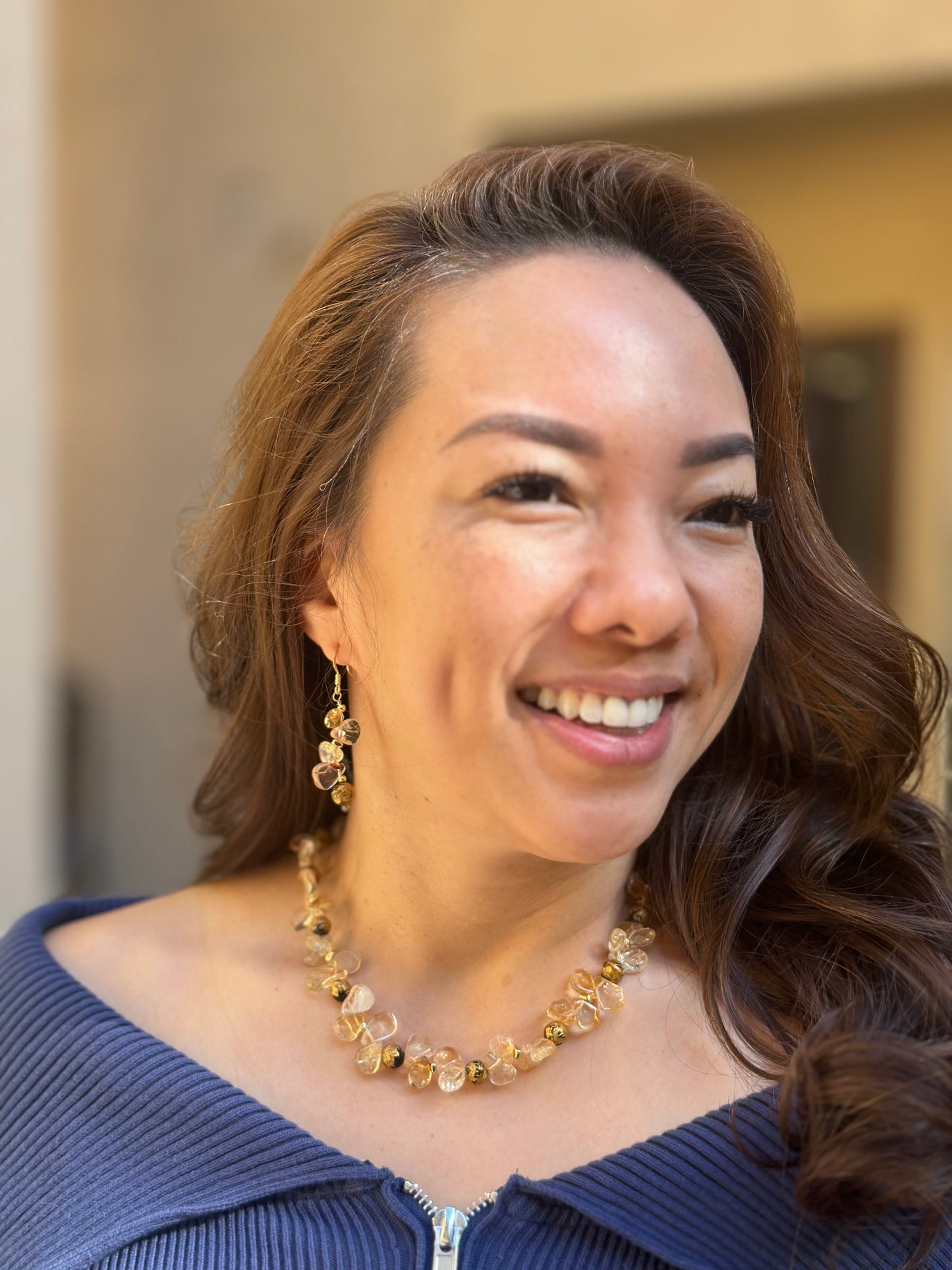 Citrine Sterling Earrings