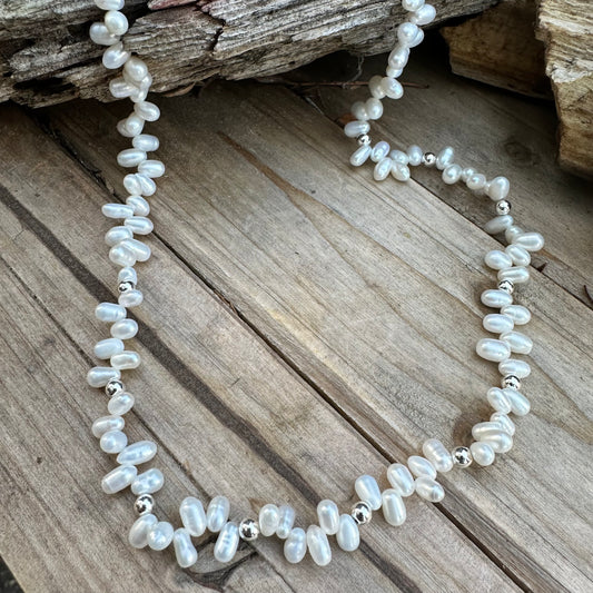 N0726   Cultured Pearl Necklace (18”-20”)