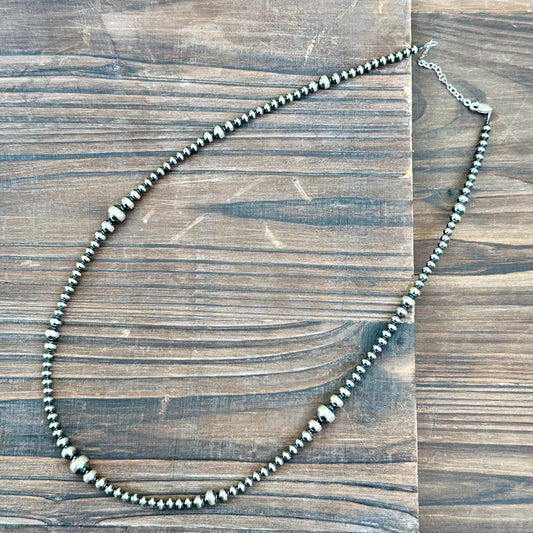 N0731. Navajo Pearls Necklace (22”-24”)