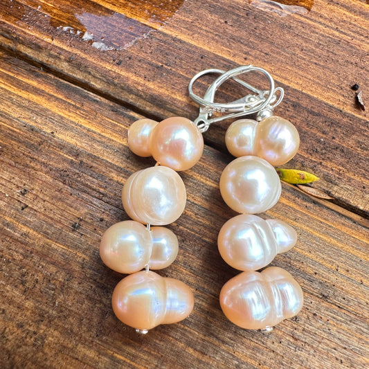 Pearl Sterling Earrings