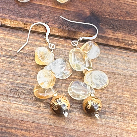 Citrine Sterling Earrings