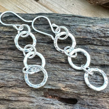 Load image into Gallery viewer, E0632 Hammered Multiple Earrings 2.2”
