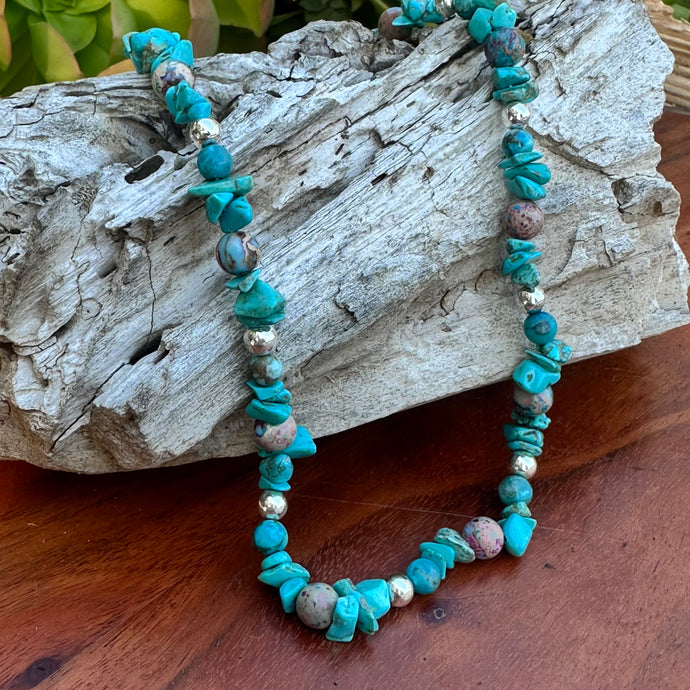 Turquoise Gold Filled Necklace