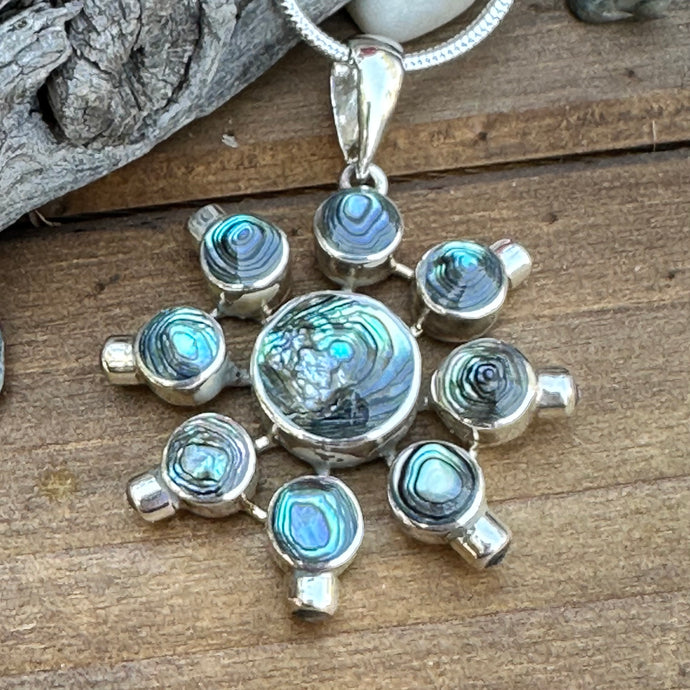 N0583  1.8” Abalone Necklace