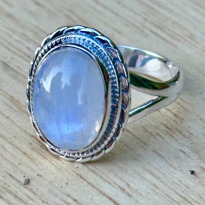 Moonstone Sterling Silver Ring