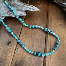 Load image into Gallery viewer, SSP-351  Turquoise Necklace (17&quot;-19&quot;)
