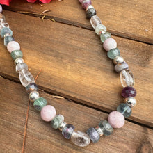 Load image into Gallery viewer, Florite Sterling Sterling Necklace (18”-20”)
