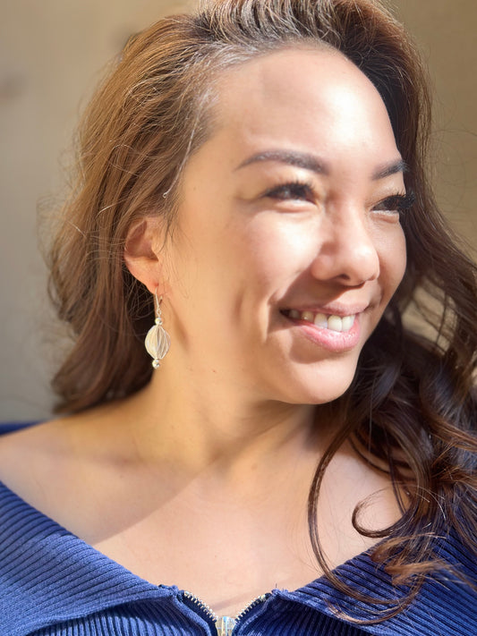 Sterling Twirl Earrings