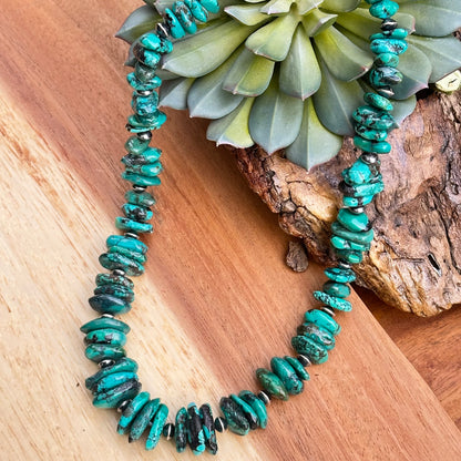 Navajo Pearl Turquoise Necklace 18”-20”
