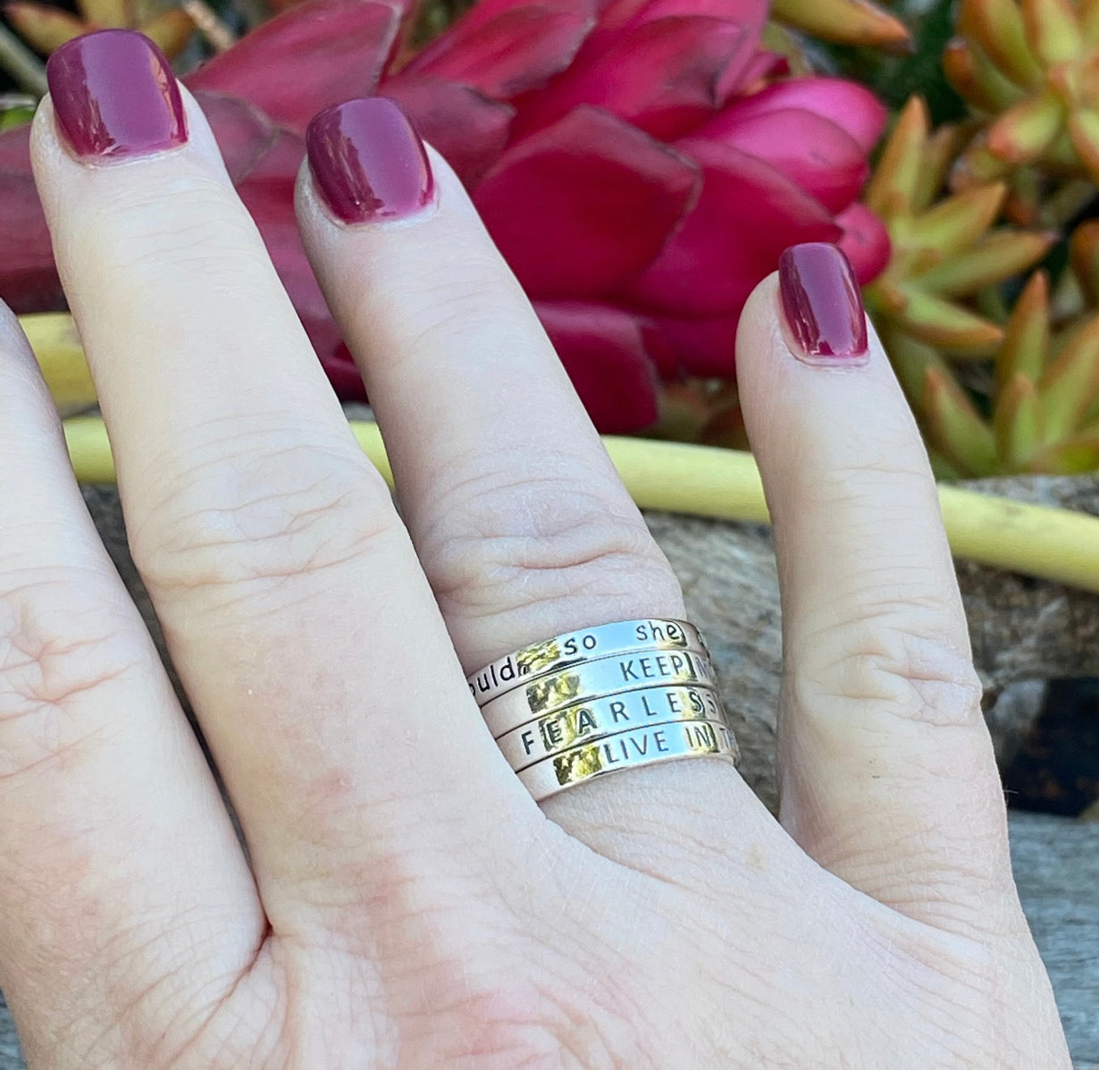 Balance Sterling Silver Ring