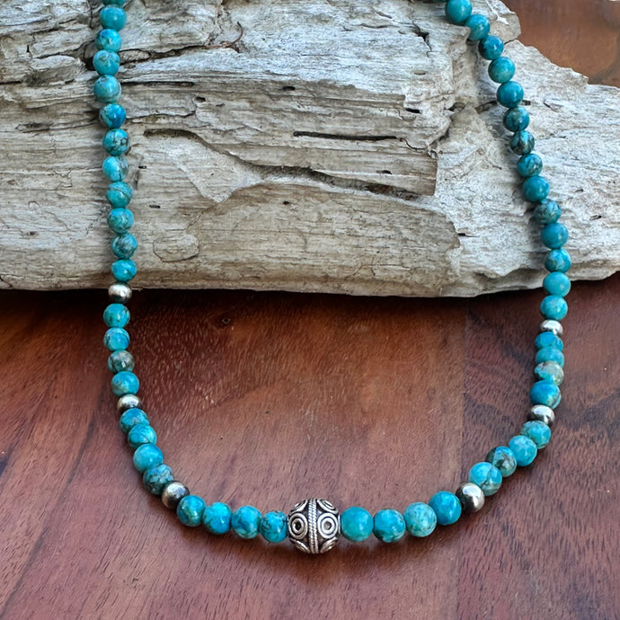 Navajo Pearl Turquoise Jasper Necklace